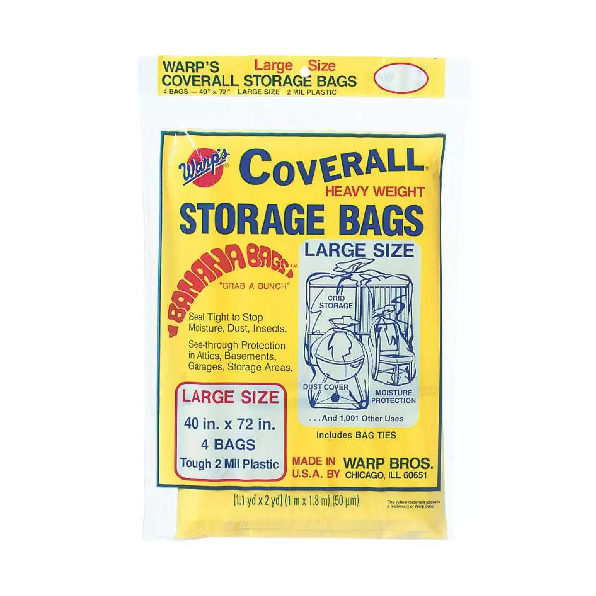 Coverall on sale storage bags