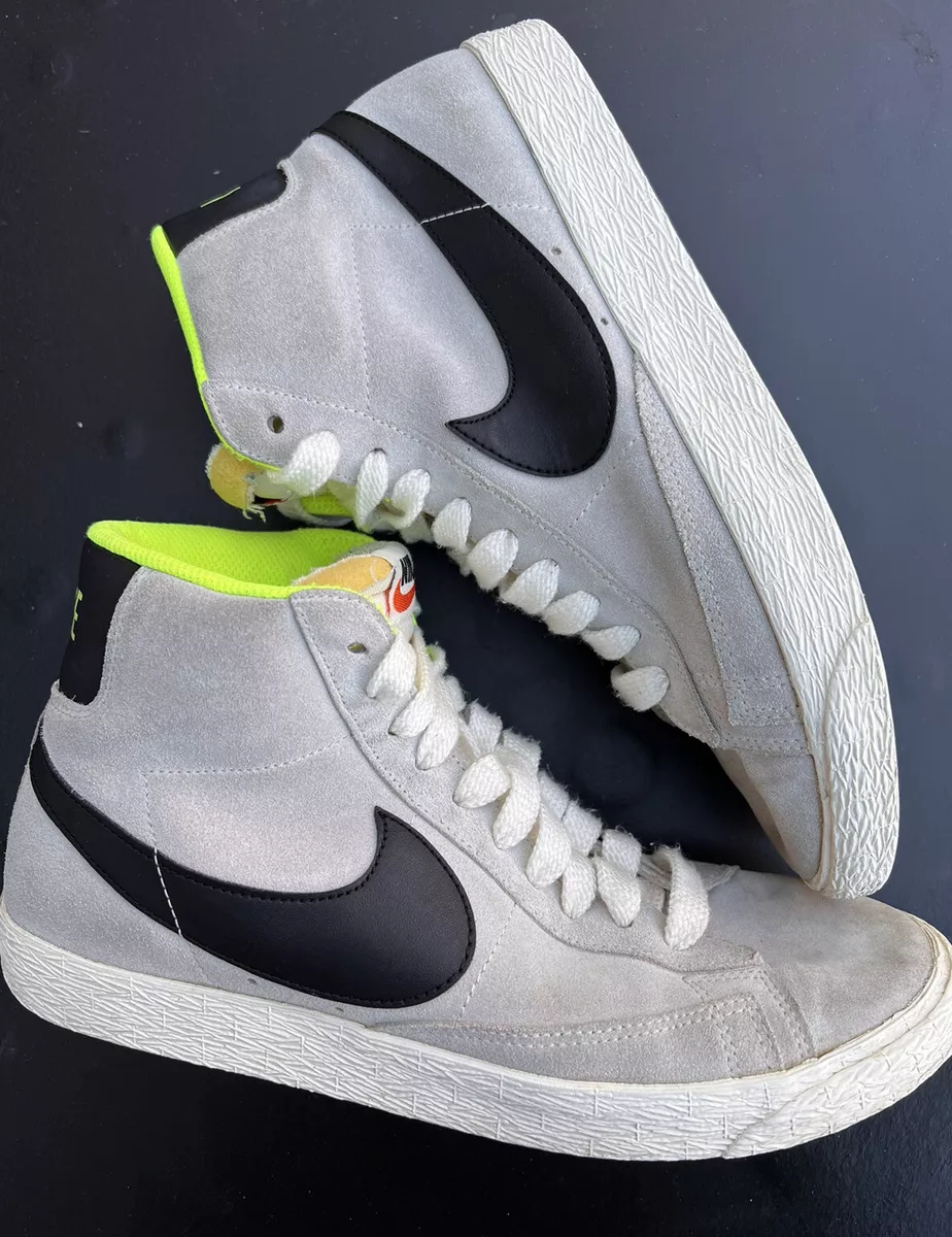 Wat is er mis Bemiddelaar scherm Nike Blazer Retro Mid Classic Shoes Suede 518171-011 Grey Womens 9.5  Sneakers | eBay