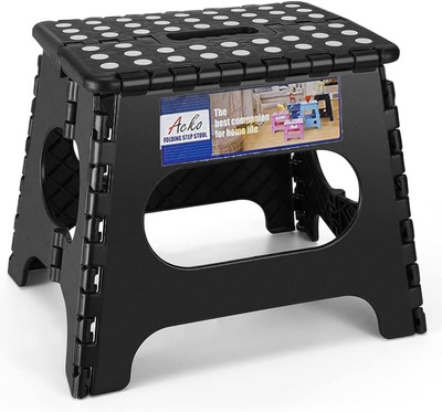 ACKO Folding Step Stool Foldable Step Stools for Kids and Adults 11 Inch Foot 