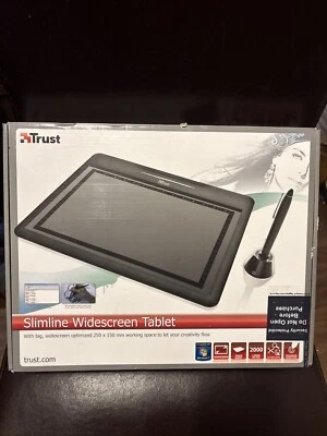 Trust Slimline Widescreen Graphic Tablet - 16529 - With Pen - Image 1 of 4