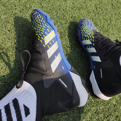 adidas Predator Freak.3 TF Demonscale - Royal Blue Yellow 2021 - FY0623 Size 7.5 adidas Predator Freak.3 TF Demonscale - Royal Blue Yellow  main image 2