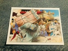 CARTE POSTALE 15X10 TINTIN