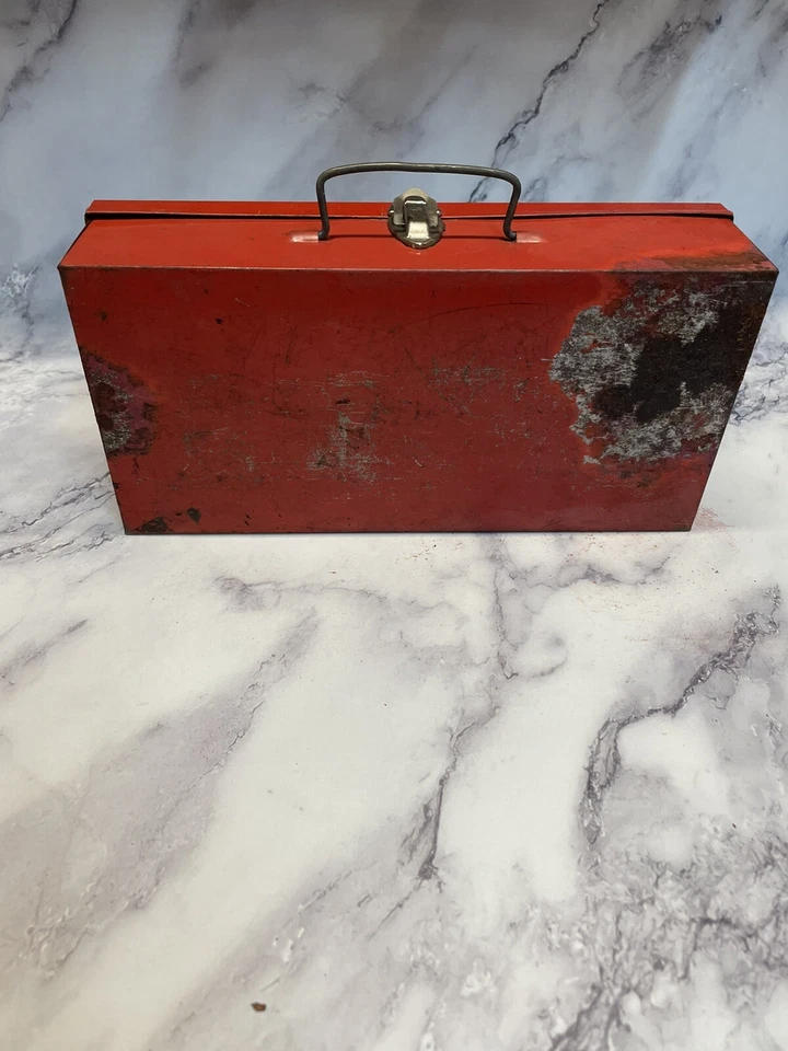 Grapadora Swingline Heavy Duty #800 de colección con grapas y grapadora de caja metálica original Foto 4 de 4