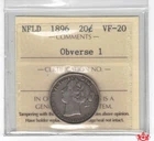 1896 Newfoundland 20 Cents — photo from another recent sale