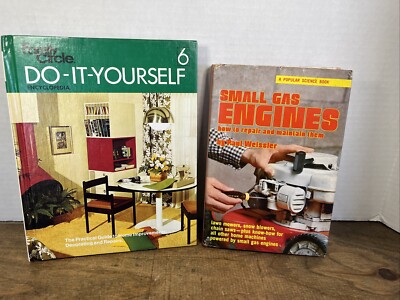 VTG Small Gas Engines How To Repair And Maintain Them & Do It Yourself Book Lot