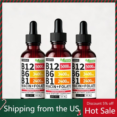 #ad #ad 3 Pack Vitamin B12 and B6 Liquid Drops B12 Sublingual Vitamin B Complex $22.48