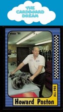 Howard Poston 1991 Maxx #214 Hendrick Motorsports