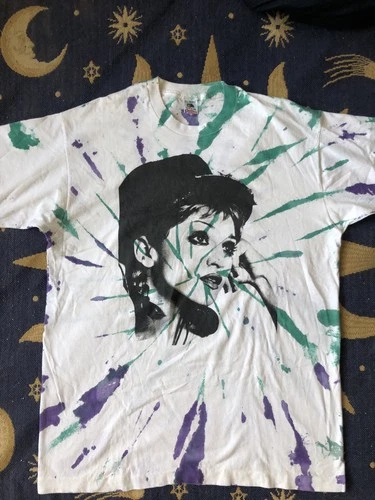 Madonna The Girlie Show Tie-Dye T-Shirt Size XL 1990s vintage concert t-shirt, vintage, size XL, single stitch, B+ condition