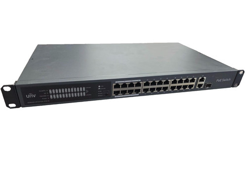 UNV 24 Port Ethernet PoE+ Switches Uniview Surveillance Security Accessory