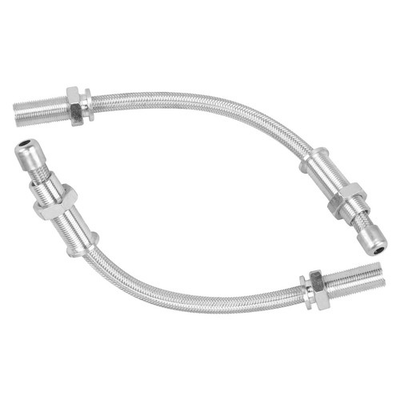 #ad 12#x27;#x27; Stainless Steel Door Loom Pair Keep It Clean Hot Rat Muscle Car Silver $17.69