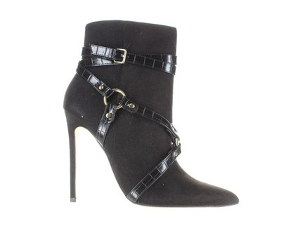 JLO by Jennifer Lopez Womens Pran Black Ankle Boots Size 8 (7717986)
