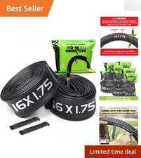 16'' x 1.75-2.125 Bicycle Tubes 2 Pack with Tire Levers - Reliable Schrader