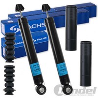 2X Sachs StoßDÄMpfer + Service KIT Hinten Passend FüR Renault Clio 3 AB BJ 2005