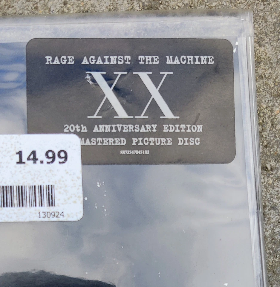 Rage Against the Machine  20th Anniversary Picture Disc 12” Vinyl LP Record - Image 4 of 4