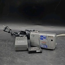 Olympus Camedia C-50 Zoom 5.0MP Digital Camera Silver w/ Battery SD Card TESTED