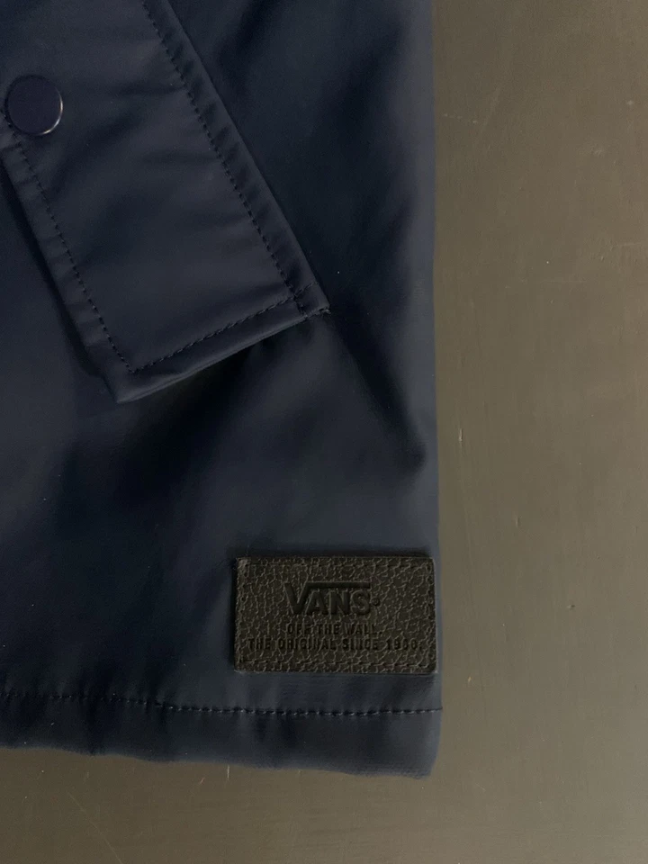 Vans Junipero MTE Jacket w/ hood - Men's Small - New. Navy Blue 140$ Retail - Image 3 of 4