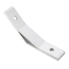 1 Pack 60x18mm 135 Degree Angle Mounting Brace Fixing Shelf Bracket Silver