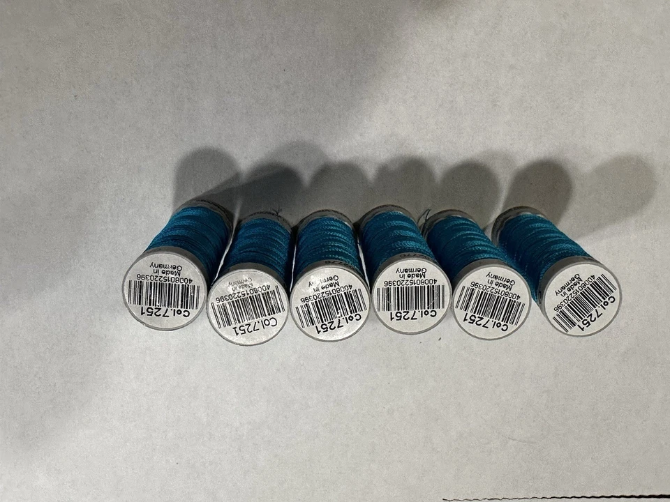 Gutermann 7251 - 6 Spools 220 yard Spools 100% Viscose - Image 2 of 4