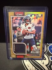 2026 Topps Flagship Caleb Williams Real One Relic Gold Foil /50 (MEM) #ROR-CWI