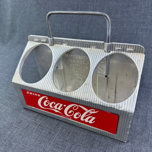 Portacarrito de metal de aluminio Coca Cola de colección gráficos de doble cara - Imagen 11 de 19