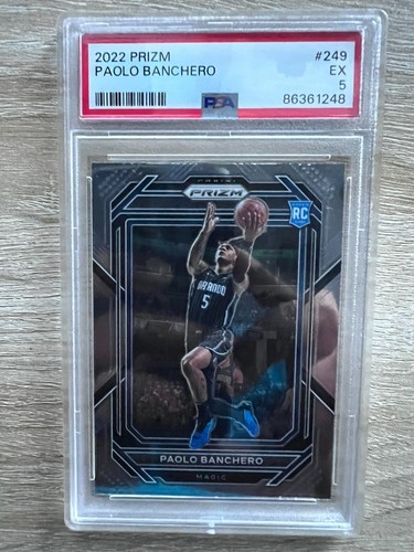 2022-23 Paolo Banchero Prizm #249 (RC) *PSA 5*-Orlando Magic - Picture 1 of 2