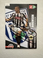 PAUL ROBINSON - WEST BROMWICH ALBION FC FOOTBALL SIGNED PANINI CHAMPIONSHIP CARD