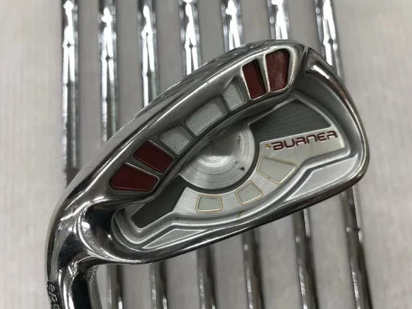 TaylorMade Burner lefty Iron Set 5-9,Pw,Aw,Sw 8pc Flex Stiff N.S.PRO 950GH Steel - Image 2 of 4