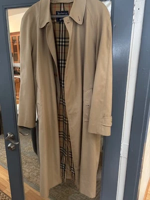 Burberry Trench Coat Men 44 for sale | eBay