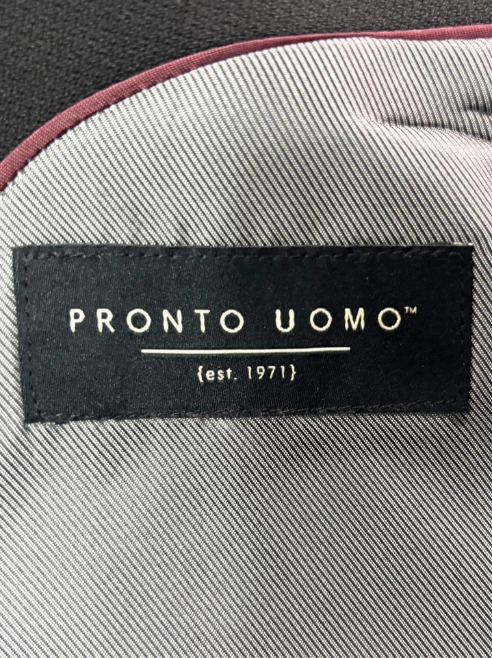 Pronto Uomo 62L Negro Lúpulo Blazer Chaqueta Traje Deportivo Abrigo Lana Elástico Foto 4 de 4