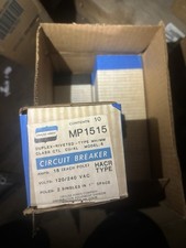 Crouse-Hinds MH115R 15Amp 120v Circuit Breaker Right Hook brand new 10 Pack 