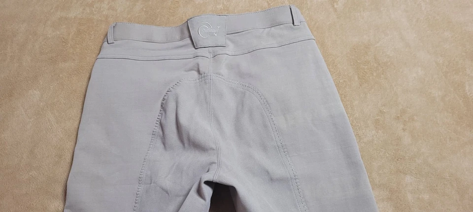 Ovation Softflex Suede Full Seat Riding Breech - Neutral Beige, Women's, Size 30 - Image 4 of 4