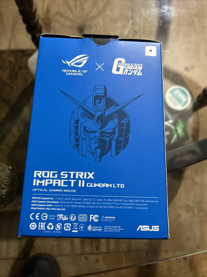 ASUS ROG Strix Impact II GUNDAM EDITION 90MP0260-BMUA00 6 Buttons 1 x Wheel USB - Image 2 of 4