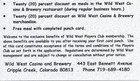 Wild West Casino - Cripple Creek, CO - PC4 Issue Paper Players Club/see details — photo 2