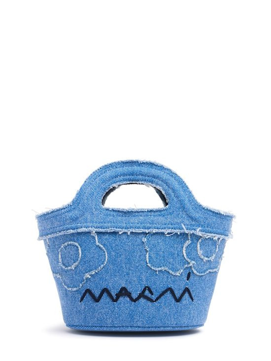 Marni - Micro Tropicalia denim top handle bag - Blue | eBay Marni - Micro Tropicalia denim top handle bag - Blue | eBay