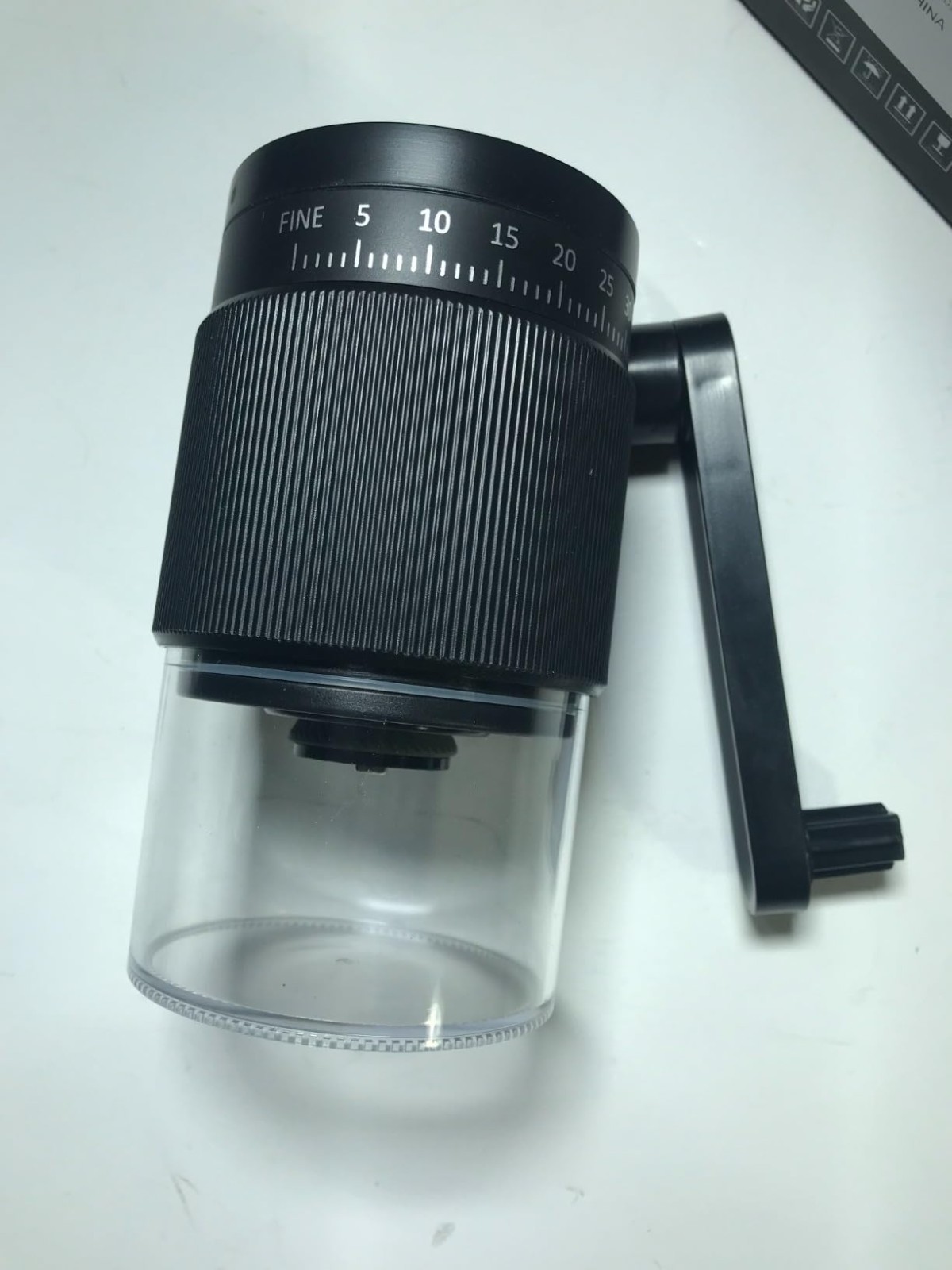 Portable Manual Coffee Bean Grinder with 35 Grind Settings Hand Coffee Grinder