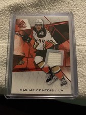 Maxime Comtois 2021 SP Game Used Jersey  #32 Anaheim Ducks 26/205