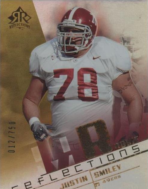 2004 Upper Deck Reflections - Rookie Reflections Justin Smiley #165 / ...