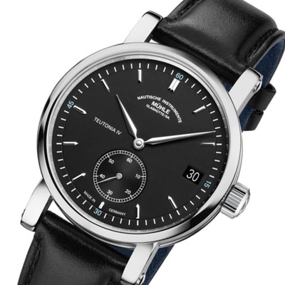 MUHLE GLASHUTTE Teutonia IV Kleine Sekunde M1-44-43-LB Men's Watch ''NEW''