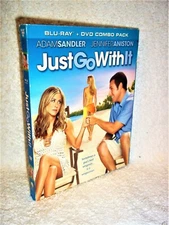 Just Go With It (Blu-ray/DVD, 2011) Adam Sandler Jennifer Anistion comedy FP