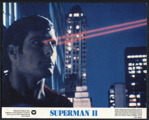 CHRISTOPHER REEVE LASER EYES VERY RARE Superman II ‘80