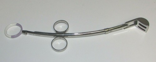 Pilling 353542 Dale Fem-Pop Clamp Curved DeBakey Jaw 3 3/8" Tip Length 2.4mm W - 第 2/4 張圖片