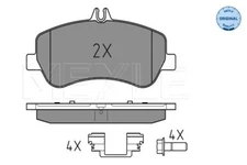 Meyle 025 248 6720 brake pad set, disc brake for Mercedes-Benz Mercedes-Benz (BB