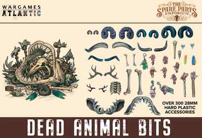 WARGAMES ATLANTIC - DEAD ANIMAL BITS  - CONVERSIONS - TERRAIN