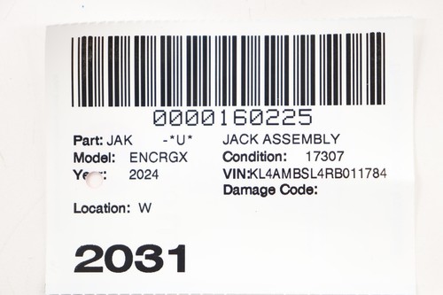 2020 - 2025 BUICK ENCORE GX EMERGENCY JACK TOOL KIT & FOAM HOLDER OEM 60005847 - Picture 13 of 13
