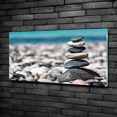Tulup Panneaux De Cuisine Sur Verre - 100x50cm - Un Mur De Pierre