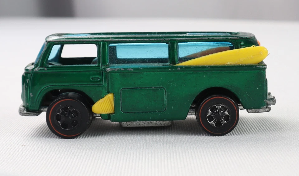 Vintage 1970s HOT WHEELS Mattel Redline Volkswagen Green Beach Bomb Die Cast Van - Image 2 of 4