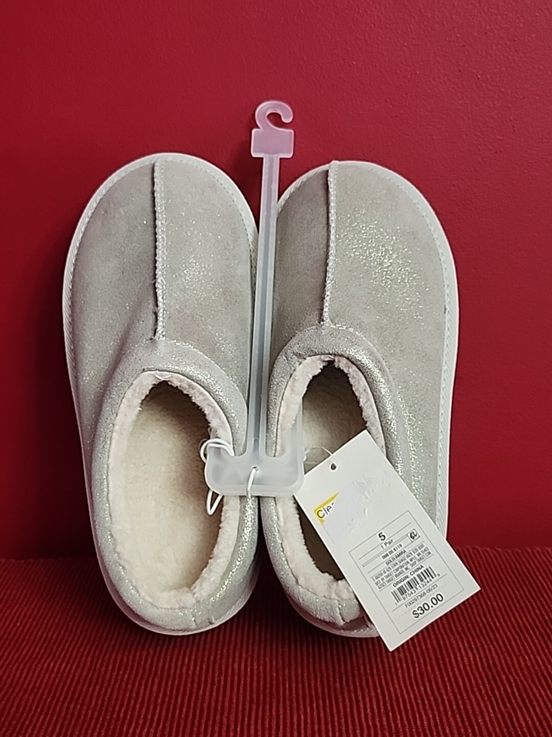 PANTOFOLA D’ORO Star Above Ciabatte da donna Amira con zoccoli in camoscio oro taglia 11