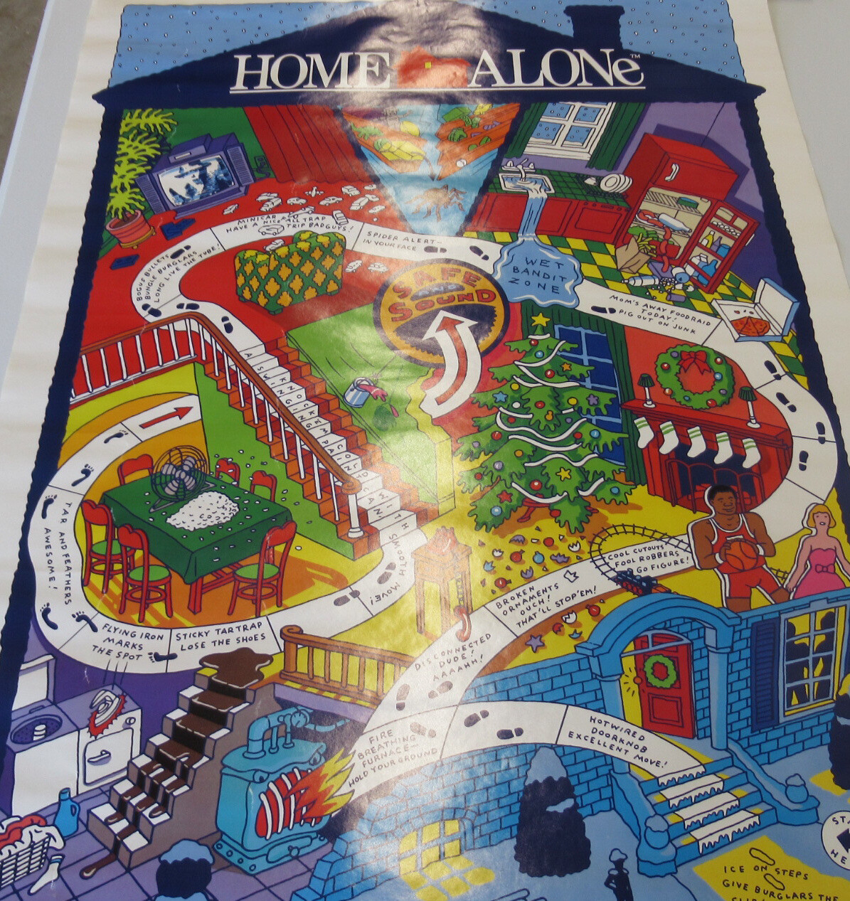 Vintage Home Alone Burglar Trap Movie Poster 1991 86162638404 | eBay