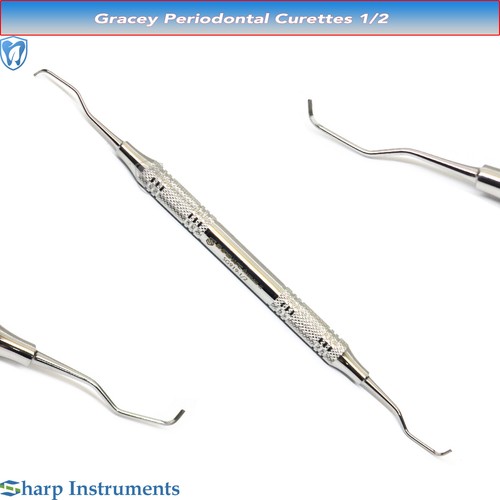 5 Pcs Gracey Curettes Periodontal Calculus Removal Hygiene Root Planing Scaler - Bild 2 von 6