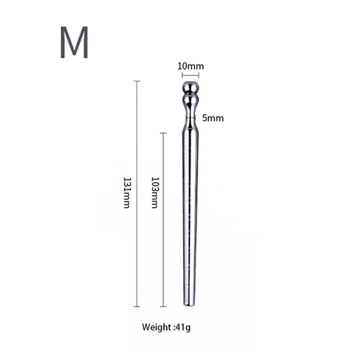Dilatador de acero inoxidable metal que suena uretral estiramiento del pene tapón hueco para hombres - Imagen 11 de 15